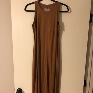 Everlane luxe cotton midi tank dress small NWT